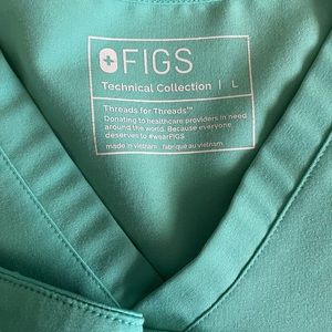 Figs surgical green TOP size large